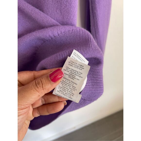 J.CREW V Neckline Cashmere Sweater Size Medium - Picture 4 of 5